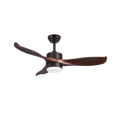 Classic Modern Decorative DC Motor Air Conditioning ABS Blade Plastic Ceiling Fan With Light