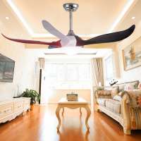 Living room summer decorative save energy 5 blades 24w light electric remote control ceiling fan