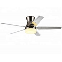 52 inch energy star 220v AC motor remote control low profile metal ceiling fan with led light kit remote control