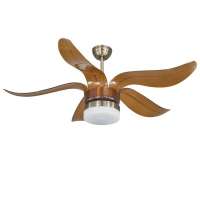 52 inch ABS blades south east tropical style low profile remote control decorative designer ceiling fan with light